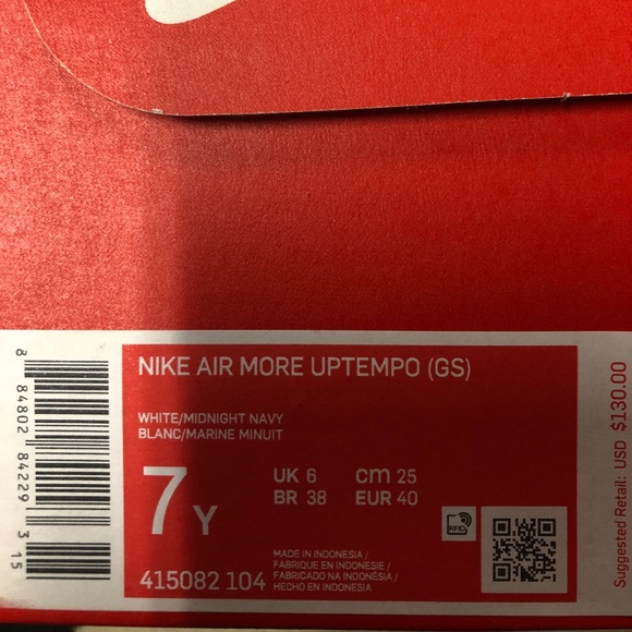 Nike Air More Uptempo Olympic GS Womens - Picture 13 of 14